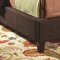 300247 Upholstered Bed in Brown Fabric by Coaster