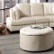 503103 Landen Sectional Sofa in Cream Bonded Leather by Coaster