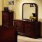 Rich Cherry Finish Louis Philippe Bedroom w/Elegant Sleigh Bed