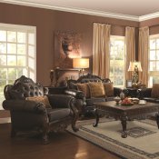 Amairani 504631 Sofa in Dark Brown Leatherette Coaster w/Options