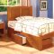 CM7903OAK Cara Kids Bedroom in Oak w/Platform Bed & Options