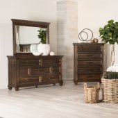 Bennington Bedroom 222711 in Acacia Brown by Coaster w/Options