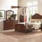 Rich Cherry Finish Traditional Bedroom w/Optional Casegoods