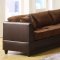 Chocolate Rhino Microfiber & Dark Brown Bi-Cast Sofa w/Options