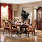 Chateau De Ville Dining Table 04075 in Cherry w/Options by Acme