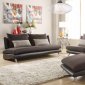 9607DG Renton Sofa in Dark Grey & Black by Homelegance w/Options