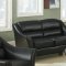 504531 Brooklyn Sofa in Black Bonded Leather by Coaster