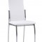 D79DT Dining Set 5Pc w/475DC White Chairs by Global Furniture