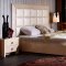 Glam Bedroom Set in Champaign by VIG w/Etched Crocodile Patterns
