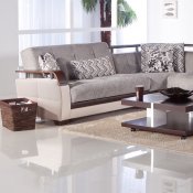 Natural Valencia Gray Sectional Sofa by Istikbal w/Options