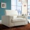 Vernon Sofa 9603WHT in White Bonded Leather by Homelegance