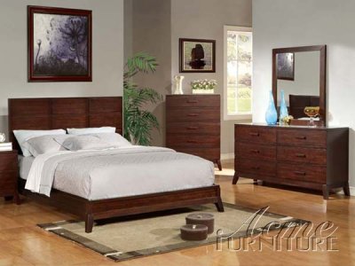 Espresso Finish Adel Transitional Bedroom w/Options By Acme