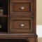Brown Whiskey Finish Contemporary TV Stand