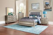 Hedy 1839 Bedroom in Silver Tone by Homelegance w/Options