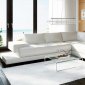 2226 White Leather Modern Sectional Sofa by VIG