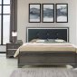 Cameron Bedroom 5Pc Set in Light Grey Oak by Global