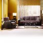 Stylish Two-Tone Living Room with Sleeper Sofa & Storage