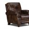 Brown Top Grain Leather Traditional Sofa w/Optional Items