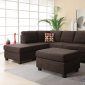 50540 Donovan Reversible Sectional Sofa in Onyx Fabric by Acme