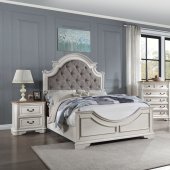 Florian Bedroom BD01648Q in Antique White by Acme w/Options