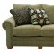 Multi-Tone Chenille Fabric Modern Sofa & Loveseat Set w/Options