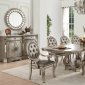 Northville Dining Table 66920 in Antique Silver by Acme