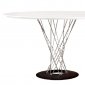 Harmony Dining Table w/White Glass Top by J&M