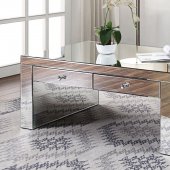 Noralie Coffee Table 81475 in Mirror by Acme w/Options