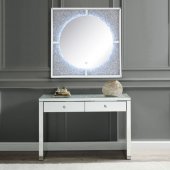 Noralie Console Table & Mirror Set 90507 in Mirror by Acme
