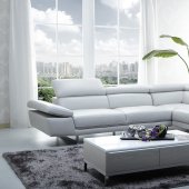 1717 Premium Leather Sectional Sofa by J&M