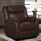 U9303 Motion Sectional Sofa in Brown Bonded Leather by Global