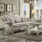 Versailles 52105 Sofa in Ivory Fabric by Acme w/Optional Items