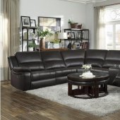 Falun Power Motion Sectional 8260DB in Dark Brown by Homelegance