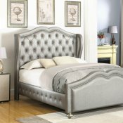 Belmont Upholstered Bed 300824 in Metallic Fabric by Coaster