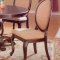 Two-Tone Elegant Dining Room Set with Round Table