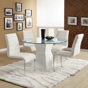 CM8371WH-T Oahu 5Pc Dinette Set in White