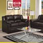 Chocolate Bonded Leather 50410 Bryn Sofa w/Options by Acme