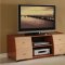 5 Piece Maple and Cherry Finish Contemporary Bedroom Set