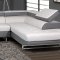 U8137 Sectional Sofa in Bonded Leather by Global