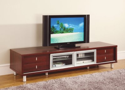 M722TV Mahogany Finish TV Stand by Global