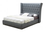 Donovan Bed in Grey Leather by J&M w/Options