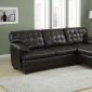 Brooks Sectional Sofa 9739 by Homelegance in Bonded Leather