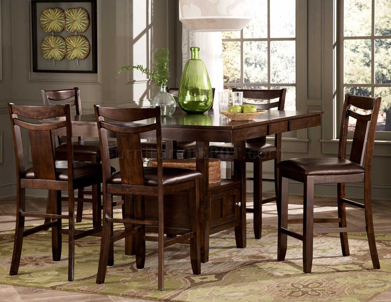Broome 2524-36 Counter Height Dining 5Pc Set by Homelegance
