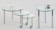 3219 Coffee Table & 2 End Tables Set by Chintaly