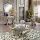 Danae Coffee Table LV01202 in Champagne & Gold by Acme w/Options