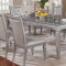 Alena Dining Table CM3452T in Silver w/Options