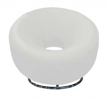 Ralph Chair in White Leatherette by Whiteline Imports