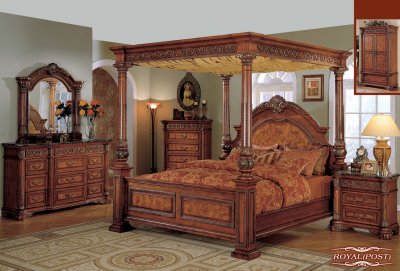 Royal Bedroom w/Optional Case Goods