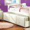 CM7035W Bella Kids Bedroom in White w/Platform Bed & Options