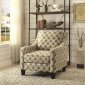 902428 Accent Chair Set of 2 in Linen-Like Fabric by Coaster